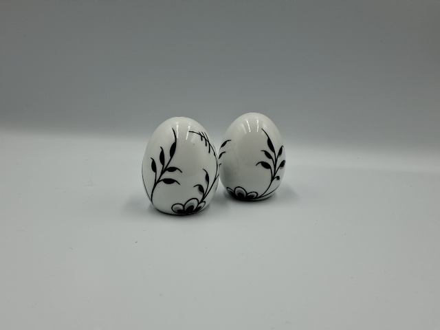 Royal Copenhagen Musselmalet salt og peber sæt